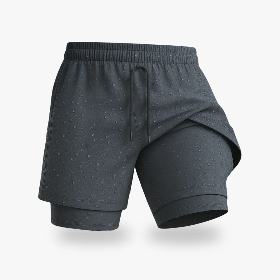 Boxhero 3-in-1 Quick-Dry Swim Trunks with Compression Liner - Image 14