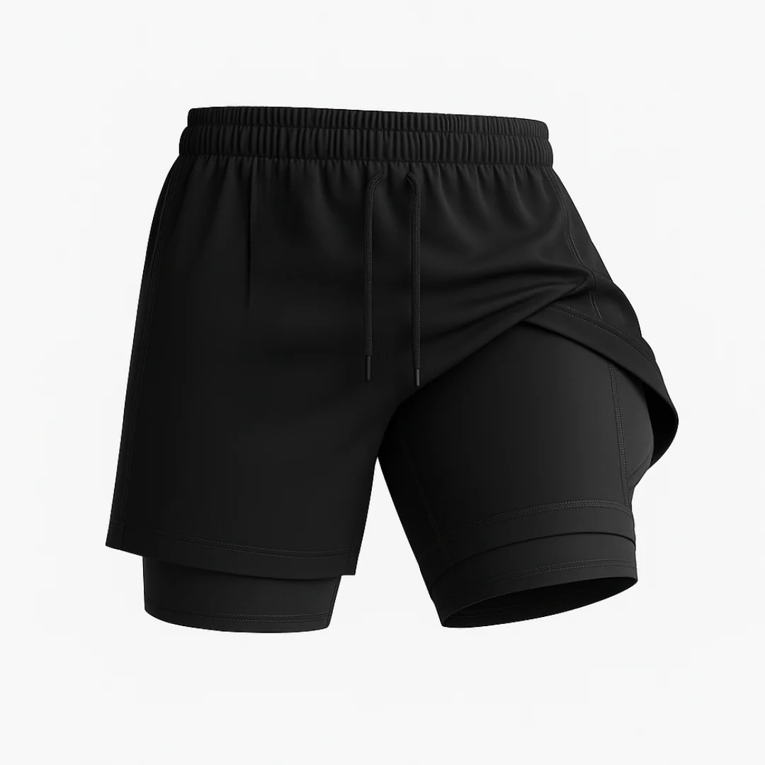 Boxhero 3-in-1 Quick-Dry Swim Trunks with Compression Liner - Image 15