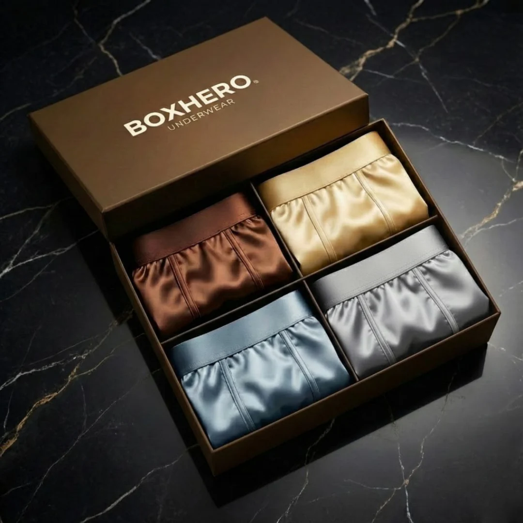 Boxers Reinvented: Boxhero Premium Silk Boxer Shorts - Image 10