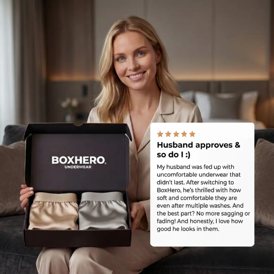 Boxers Reinvented: Boxhero Premium Silk Boxer Shorts - Image 9