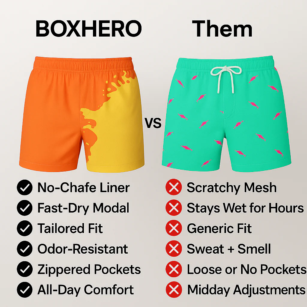 Boxhero Changing Colors Swim Shorts - Image 4